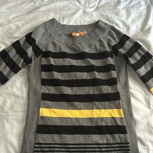 Modern Off shoulder Striped Sweater (Size M)